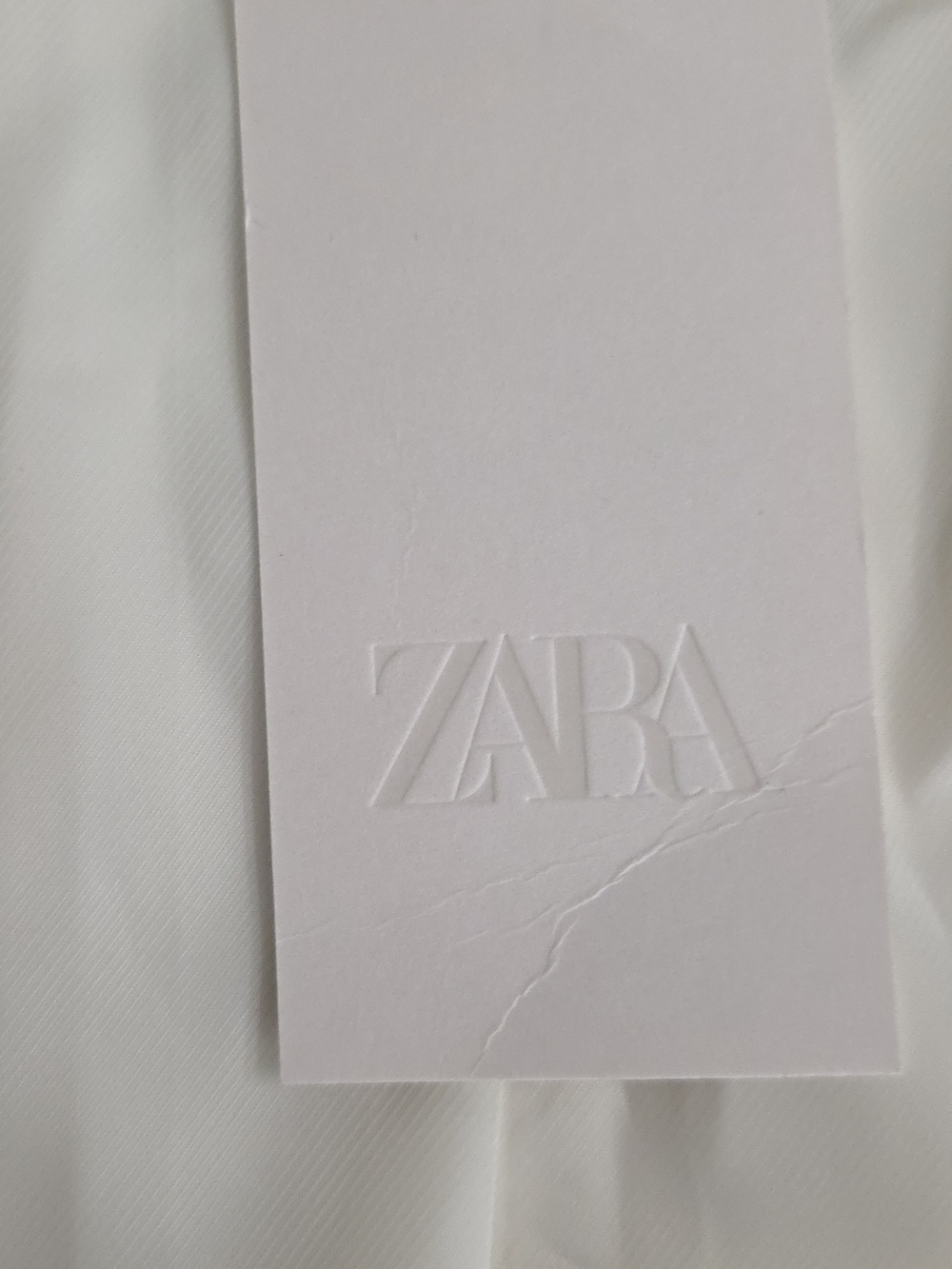 ZARA NWT White Cropped Jacket Minimalist Structured Blazer Chic - Picture 10 of 11